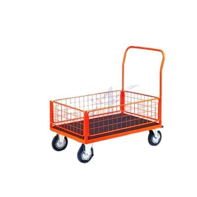 China 300kg Series Easy Wire Folding OEM Metal Platform Hand Folding Trolley for sale