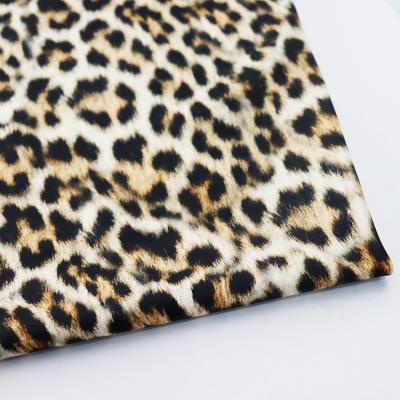 China Stretch Made In China 40D Nylon Spandex Jersey Designer Leopard Printed Fabric for sale