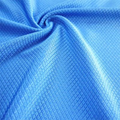 China 180GSM Textured Jacquard Diamond 4 Way Stretch Sports Fabric For Cycling Jersey for sale