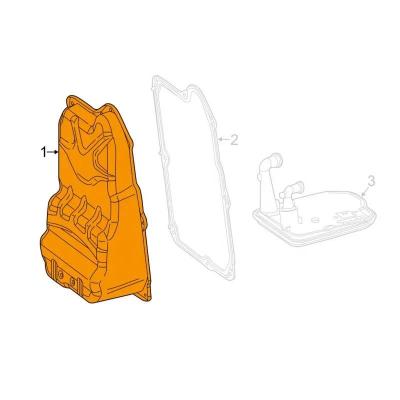 China Genuine Standard FOR Mercedes Cla 250 2.0L L4 Transmission Tranny Pan Oil Sump 2463700112 for sale