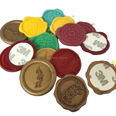 China Custom Decoration Wax Seal 3D Stickers, Skin & Stick Faux Wax Seal Sticker for sale