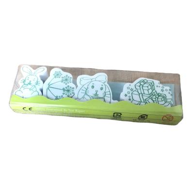 China Children's Toy Cylindrical EVA Stamp For Kids /Custom Design Plastic Rubber Stamp For Children for sale