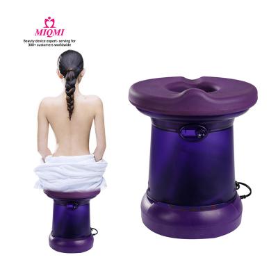 China Female genitals cleansing yoni v virgina steam wholesale infrared throne chairs seat steam wash detox stool private label vaginal steaming sellers for sale