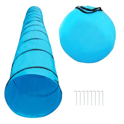 China Viable Dog Agility Obedience Training Tunnel Pet Channel Dog Outdoor Games Agility for sale