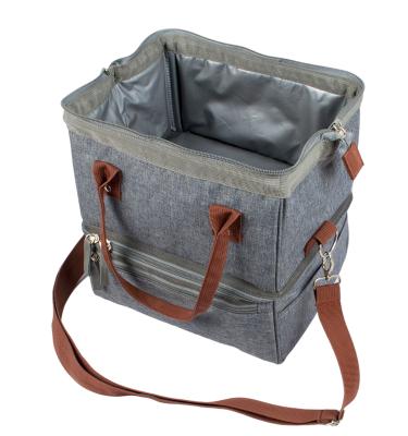 China Lunch Picnic Cooler Bag Waterproof Thermal Box Insulated Food Delivery Bag for sale