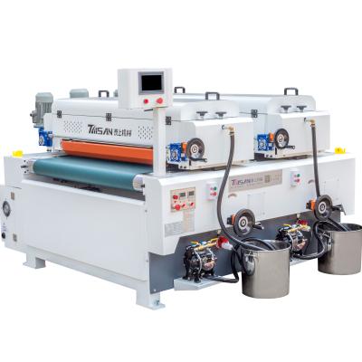 China Building Material Shops CE Roller Coater Machine UV Coating Line For Furniture Factory Wood Painting All Sheet Plates for sale