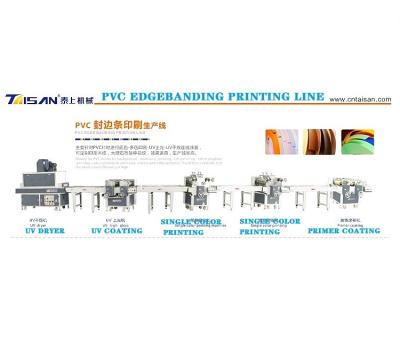 China High precise multi color printing factory edgebanding production line for sale