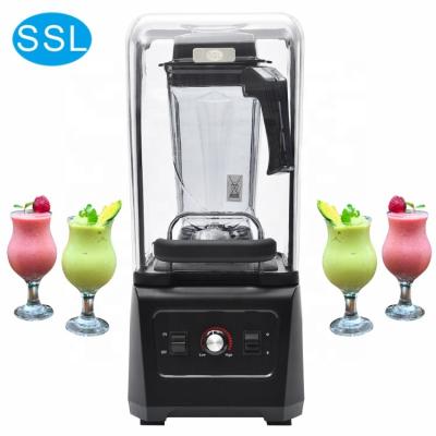 China Multifunctional expert commercial SSL smoothie blender soup maker with high noise enclosure performance with 98 series high torque motor for sale