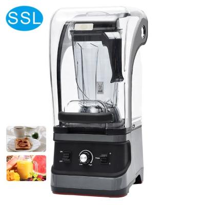 China Frozen Fruit Machine Multifunctional Low Noise Commercial Blender Crusher Blender Heavy Duty Crusher and Blender for sale