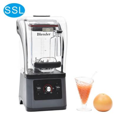 China Multifunctional SSL Made 1.8 Liter Commercial Grade Blender For Crushing Ice Cream High Performance Milkshake Blender With Sound Cover / Enclosure for sale