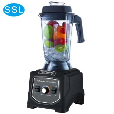 China Philippines Multifunctional Hot Sale 1680W Gray Commercial Fruit Smoothie Blender Silver Professional for Foodservice Industry 220V 2.5L USA Plug for sale