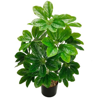 China Artificial Sweetness Money Tree Small Plants Garden Decoration Tree High Quality Artificial Bonsai 18 Leaves With Fruit for sale