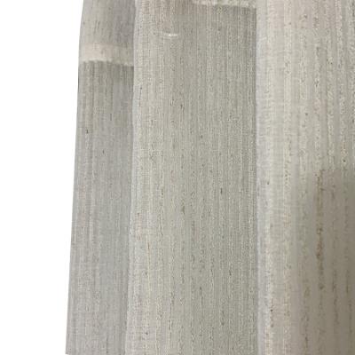 China 95% Poly Blackout Curtain Lining Fabric Voile Modern Linen 5% Window Curtain for sale