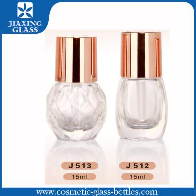 China 15ml Clear Glass Dropper Bottle With Aluminum Cap And Glass Dropper for sale