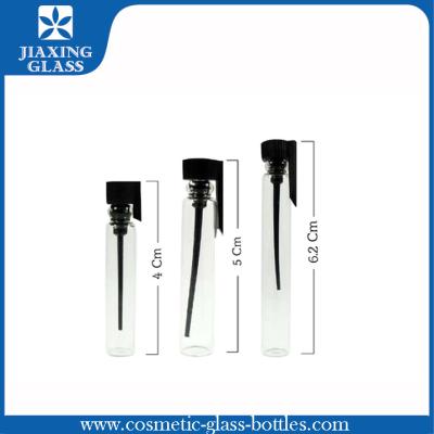 China Tested Samples For Perfume , Small Glass Bottles Transparent 1ml - 20ml for sale