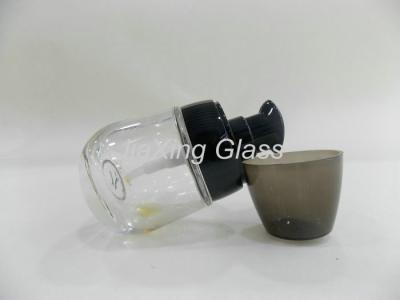 China 30ml / 1oz Round Bottom Foundation Airless Pump Bottle Clear Cream Pump Bottle for sale