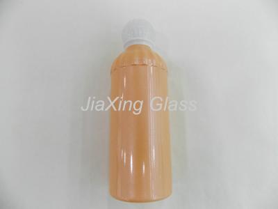 China 150ml Empty Cosmetic Glass Lotion Bottle ,  Round Glass Bottle With Cap for sale