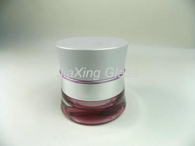 China 50g Empty Plastic Jars For Cosmetic Packaging With Plastic Seal And Lids for sale