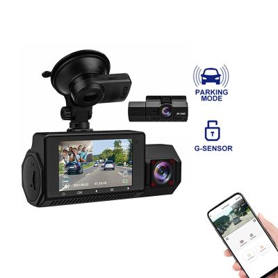 China High Quality NIGHT VISION Wide Angle Car Dash Cam 4K 8MP 170 Degree Dual 2.5 Inch IPS Car DVR Driving Recorder for sale