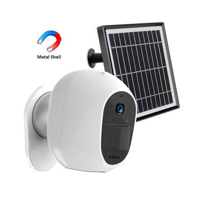 China Battery Operated Siren OEM PIR Motion Detection Outdoor Solar Surveillance CCTV Security Wifi IP Camera 4G for sale