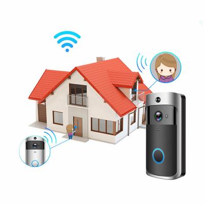 China Infrared Smart Wireless Video Wifi Ring Doorbell Camera With Battery C-DBC-72001W Smart Wifi Ring Video Doorbell Camera 720P for sale