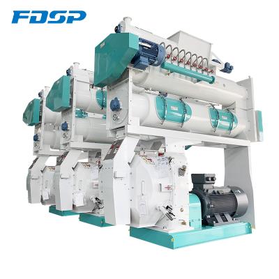 China 2021 new design 4-18 t/h concentrate poultry feed machine of poultry farm for sale