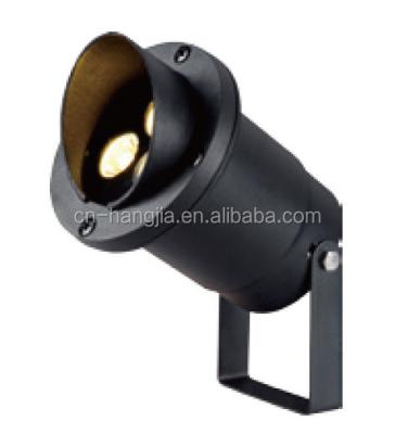 China Garden 1133-A 3w matte black aluminum led outdoor wall spot light fancy fixture for sale