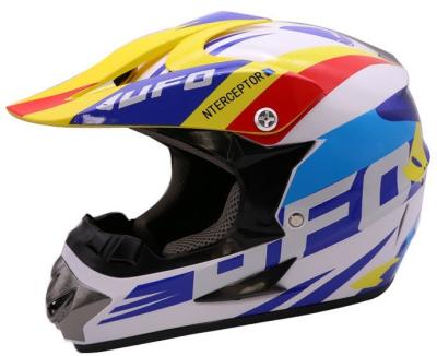 China Teenager Riding Off Road Motorcycle Helmet with Fully Enclosed Design and PU Material for sale