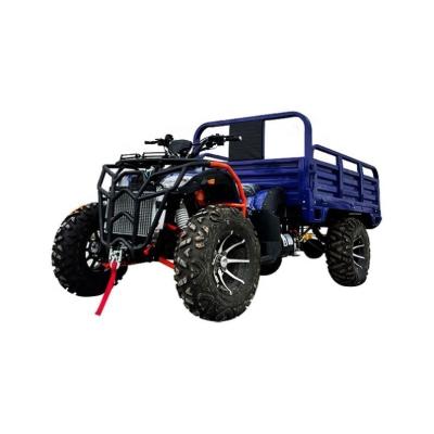 China Top Sale Guaranteed Farmer Cargo ATV With Trailer 4X4 Cargo Hopper m 2.8x1.26x0.75 for sale