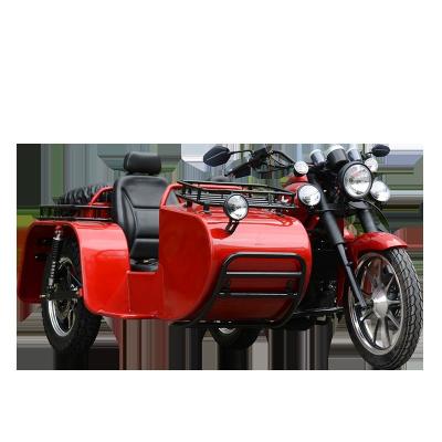 China Red 300cc water cooled 3 wheels trike/petrol motorcycle side car for sale for sale