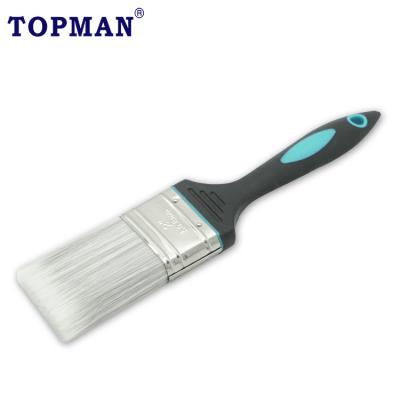 China Painting 2 inch flat brush with plastic handle for sale