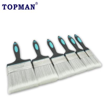 China Painting 4 Inch Professional Flat Brush With Rust-Resistant Stainless Steel Ferrule for sale