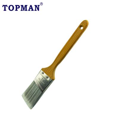 China The Topman Brush The Professional 100% Solid Round Filament Eco-Friendly Taper Brush Cutter 2 Inch Angle Bamboo Handle for sale