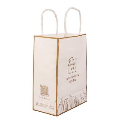 China High Quality Brown Biodegradable Wholesale Custom Kraft Paper Packaging Gift Shopping Bag for sale