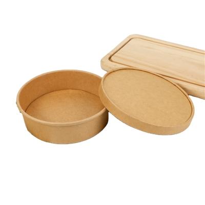 China Biodegradable Non Plastic Degradable Paper Bowl Fast Food Rice Bowl Bowl Cover for sale