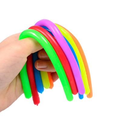 China Strong Pull Decompression Rope Gathering Noodle TPR Noodle Elastic Relief Toys for Special Needs Kids - Stretchy Sensory Toys for Autism C for sale