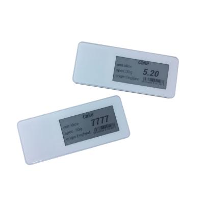 China 2.13 Inch eink Supermarket Display Zero Transmission Power Wireless Electronic Shelf Label Price Tag for sale