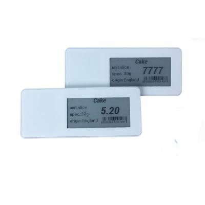 China Supermarket dot matrix wireless digital rfid tags electronic shelf label for sale