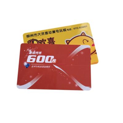 China UV Plastic Spot PVC Business Card Gift Certificate PVC Loyalty Card for sale