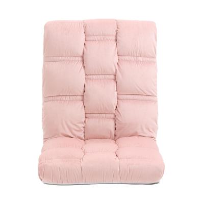 China Foldable Japanese Room Fabric Tatami Chair Portable Lounge Relaxing Foldable Sofa Chair for sale