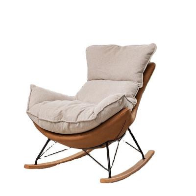 China Modern Leisure Modular Home Modular Sofa Simple Lazy Rocking Chair Living Room Furniture Chairs for sale