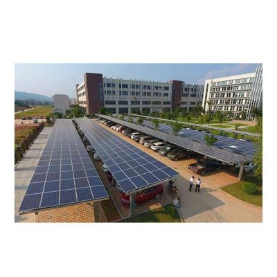 China Best Support Solar Modules Parking Lot Solar Rack For Cayman Islands Car Garages Parking Lot Power Field Photovoltaic Construction 20kw 12kw 30kw 50kw for sale