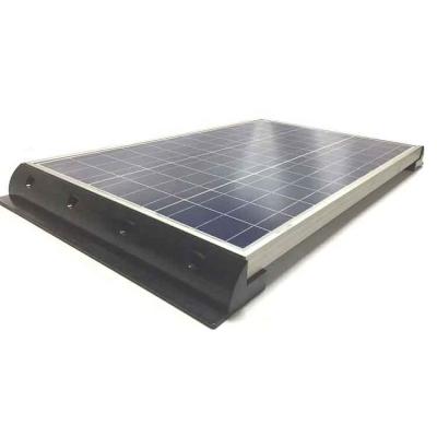 China New Quick Installation Plastic ABS Long Bar Mounts Solar PV Structure Bracket Spoiler Profile For 50w 100w 150w 200w 250w Photovoltaic Power Stations for sale