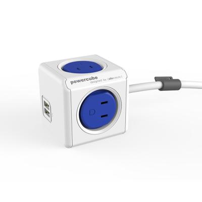 China Powercube Residential / General Purpose Power Socket With Extended Cable USB Ports JP Plug for sale