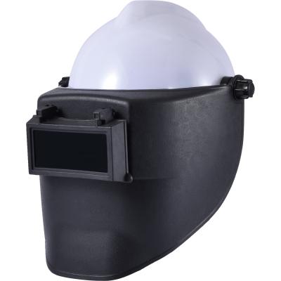 China Compatible with KD8004 HDPE/ABS Hard Hat Customizable Wholesale Factory Direct High Quality PP Welding Helmet with Hard Hat Safety Helmet Adaptive Auto Darkening Kit for sale