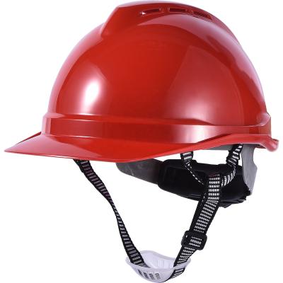 China OEM Dielectric Factory Direct Premium Protective Safety Helmet HDPE Vented Impact And Hard Hat With CE Industry Construction Mining Impact Penetration for sale