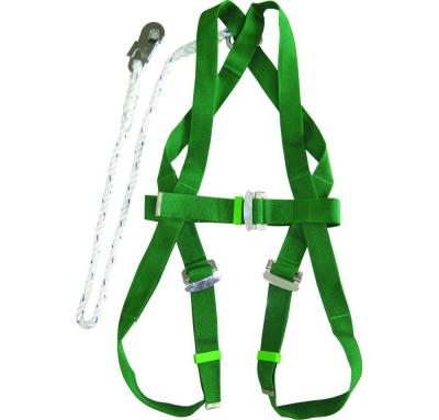 China Construction CE Certificated Factory Direct Worker Protection Polyester Seat Belt Full Body Falling Safety Harness for sale