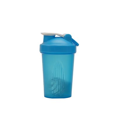 China 400ML BPA Free Plastic Sports Protein Powder Mixing Shake Water Cup with Scale and Lid for sale