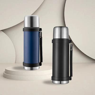 China 304 Stainless Steel Wide Mouth Vacuum Flask for Sports Gym and Travel 1200ml Capacity for sale