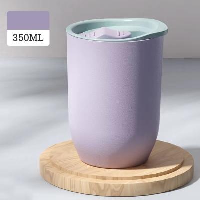 Chine 12 oz Eco-friendly AS tasses de tasse de café en plastique pour les accessoires de design moderne avec paille à vendre